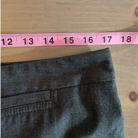 J. Jill Stretch Dress Pants Woman's Sz 12 Gray Flat Front Hi Rise Career Office - Picture 7 of 14